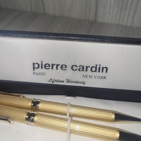 Pierre Cardin 18k Gold Plated Pen & Pencil Set Graduation Gift Office - Picture 3 of 5